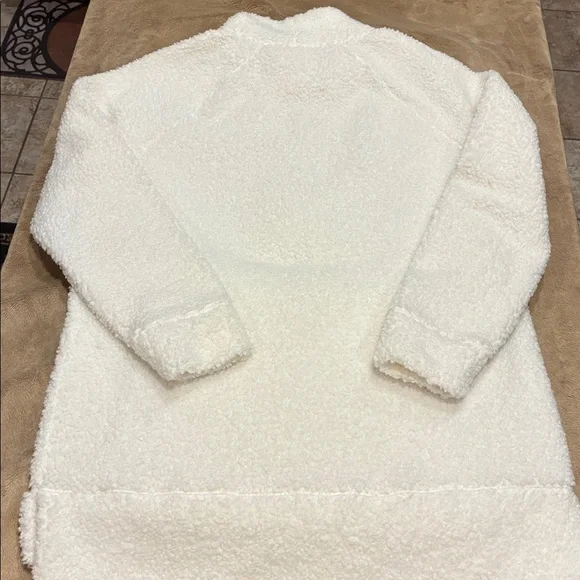 Haven XS Crm Cowl Neck FAUX Sherpa LOOK/Polyester pullover NWOT.SEE sewn in tag. - Picture 7 of 7